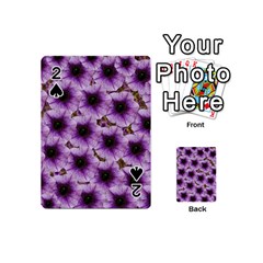 The Sky Is Not The Limit For Beautiful Big Flowers Playing Cards 54 (mini) by pepitasart