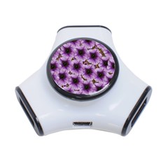 The Sky Is Not The Limit For Beautiful Big Flowers 3-port Usb Hub by pepitasart