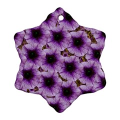 The Sky Is Not The Limit For Beautiful Big Flowers Snowflake Ornament (two Sides)