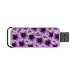 The Sky Is Not The Limit For Beautiful Big Flowers Portable Usb Flash (one Side) by pepitasart