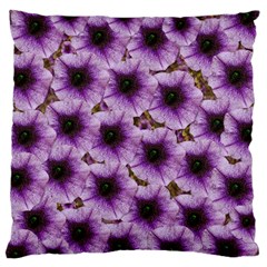 The Sky Is Not The Limit For Beautiful Big Flowers Standard Flano Cushion Case (one Side) by pepitasart