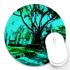 Hot Day In Dallas 50 Round Mousepads by bestdesignintheworld