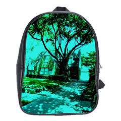 Hot Day In Dallas 50 School Bag (large) by bestdesignintheworld