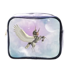 Cute Little Pegasus In The Sky, Cartoon Mini Toiletries Bag (one Side) by FantasyWorld7