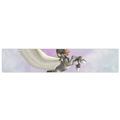 Cute Little Pegasus In The Sky, Cartoon Small Flano Scarf by FantasyWorld7