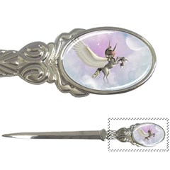 Cute Little Pegasus In The Sky, Cartoon Letter Opener by FantasyWorld7