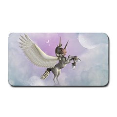 Cute Little Pegasus In The Sky, Cartoon Medium Bar Mats by FantasyWorld7