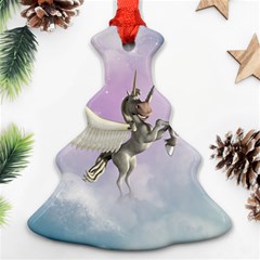 Cute Little Pegasus In The Sky, Cartoon Ornament (christmas Tree)  by FantasyWorld7