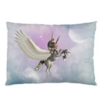 Cute Little Pegasus In The Sky, Cartoon Pillow Case (Two Sides) Front