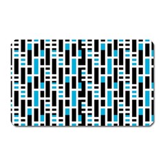 Linear Sequence Pattern Design Magnet (rectangular) by dflcprintsclothing