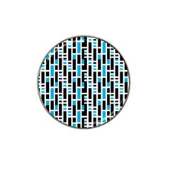 Linear Sequence Pattern Design Hat Clip Ball Marker (4 Pack) by dflcprintsclothing