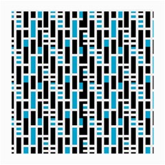 Linear Sequence Pattern Design Medium Glasses Cloth (2-side) by dflcprintsclothing