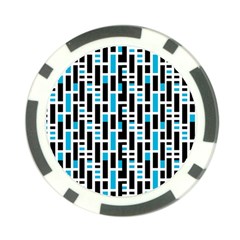 Linear Sequence Pattern Design Poker Chip Card Guard (10 Pack)