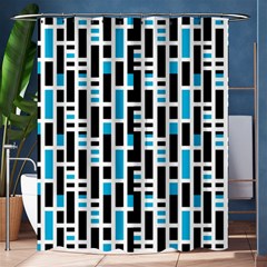 Linear Sequence Pattern Design Shower Curtain 60  X 72  (medium)  by dflcprintsclothing