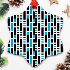 Linear Sequence Pattern Design Ornament (snowflake)