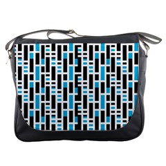 Linear Sequence Pattern Design Messenger Bag by dflcprintsclothing