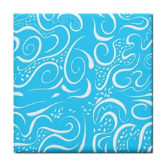 Scribble Reason Design Pattern Tile Coasters by Sapixe