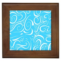 Scribble Reason Design Pattern Framed Tiles by Sapixe