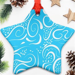 Scribble Reason Design Pattern Star Ornament (two Sides) by Sapixe