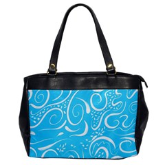 Scribble Reason Design Pattern Oversize Office Handbag by Sapixe