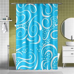 Scribble Reason Design Pattern Shower Curtain 48  X 72  (small)  by Sapixe