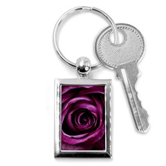 Plant Rose Flower Petals Nature Key Chains (rectangle)  by Sapixe