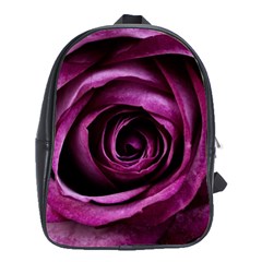 Plant Rose Flower Petals Nature School Bag (large) by Sapixe