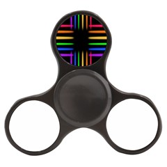 Neon Light Abstract Pattern Lines Finger Spinner by Sapixe