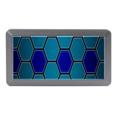 Hexagon Background Geometric Mosaic Memory Card Reader (mini) by Sapixe