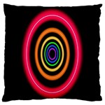 Neon Light Abstract Pattern Lines Standard Flano Cushion Case (Two Sides) Front