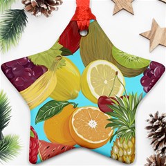 Fruit Picture Drawing Illustration Ornament (star) by Sapixe