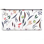 Watercolor Tablecloth Fabric Design Pencil Cases Front