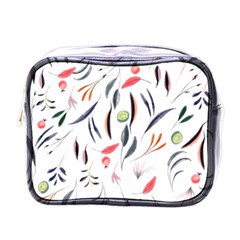 Watercolor Tablecloth Fabric Design Mini Toiletries Bag (one Side) by Sapixe