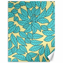 Leaves Dried Leaves Stamping Canvas 12  x 16 