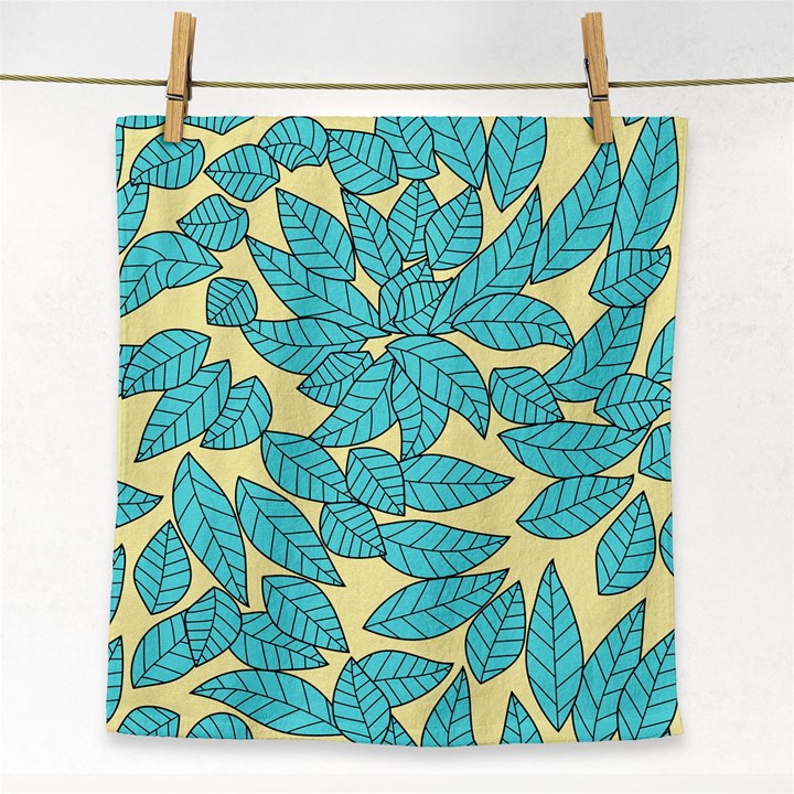 Leaves Dried Leaves Stamping Face Towel