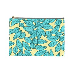 Leaves Dried Leaves Stamping Cosmetic Bag (Large)