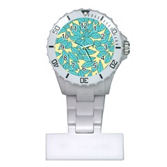 Leaves Dried Leaves Stamping Plastic Nurses Watch