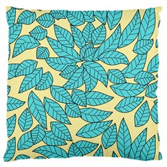 Leaves Dried Leaves Stamping Standard Flano Cushion Case (Two Sides)