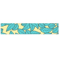 Leaves Dried Leaves Stamping Large Flano Scarf 