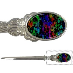 Rainbow Pattern Geometric Texture Letter Opener by Sapixe