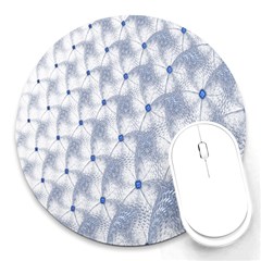 Fractal Art Artistic Pattern Round Mousepads