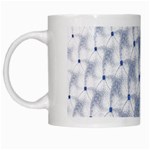 Fractal Art Artistic Pattern White Mugs Left