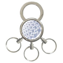 Fractal Art Artistic Pattern 3-Ring Key Chains