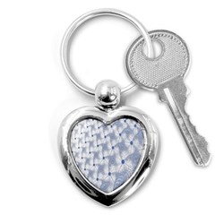 Fractal Art Artistic Pattern Key Chains (Heart) 