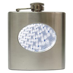 Fractal Art Artistic Pattern Hip Flask (6 oz)