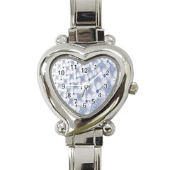 Fractal Art Artistic Pattern Heart Italian Charm Watch