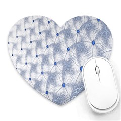 Fractal Art Artistic Pattern Heart Mousepads