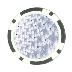 Fractal Art Artistic Pattern Poker Chip Card Guard