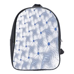 Fractal Art Artistic Pattern School Bag (Large)