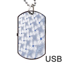 Fractal Art Artistic Pattern Dog Tag USB Flash (One Side)